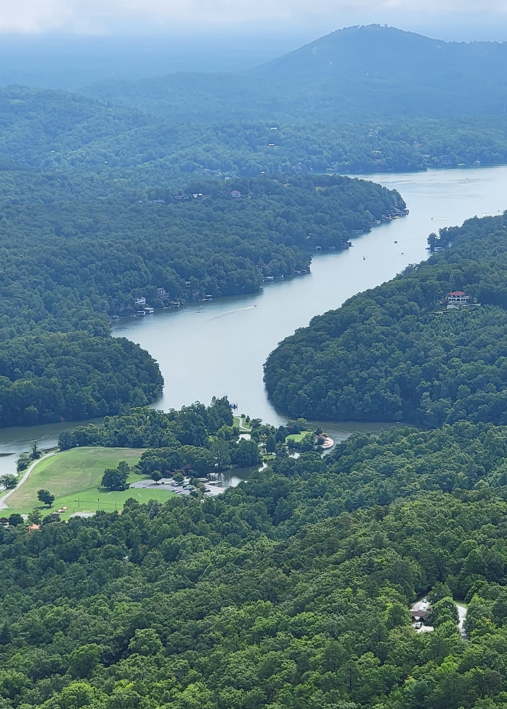 View of Lake Lure from Chimney Rock